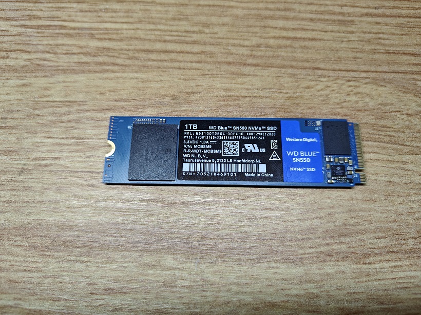 WD Blue SN550 NVMe SSD